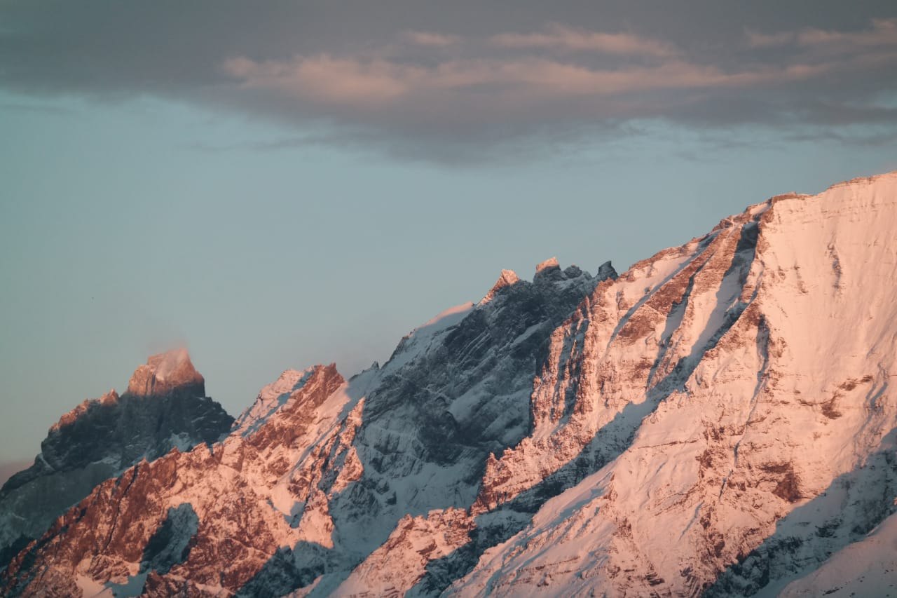 Cumbres de Torres del Paine al atardecer