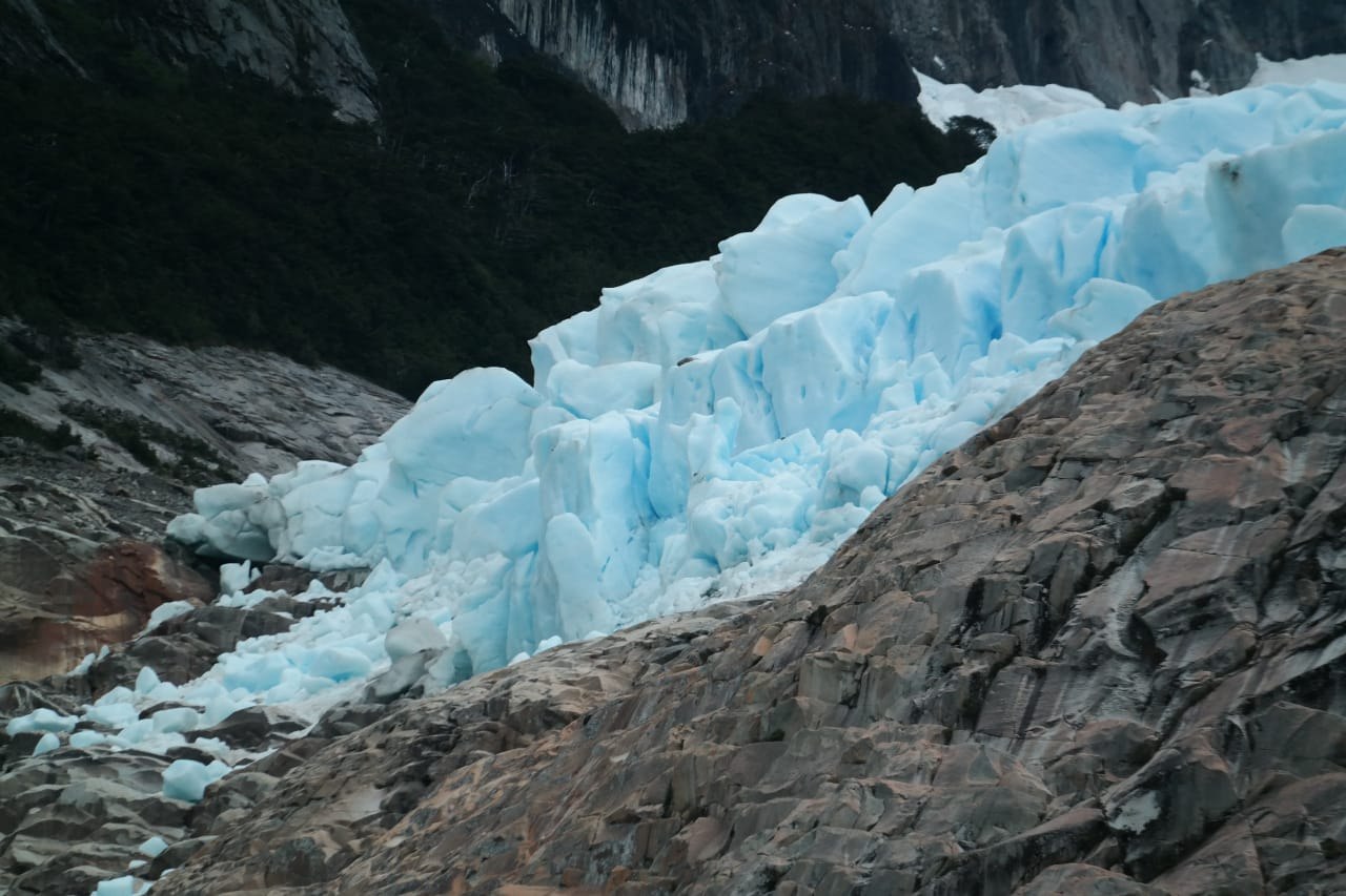 Glaciar cerca de Torres del Paine